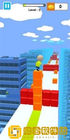果冻块冲浪3D