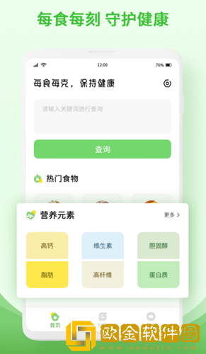 食物查询成分工具