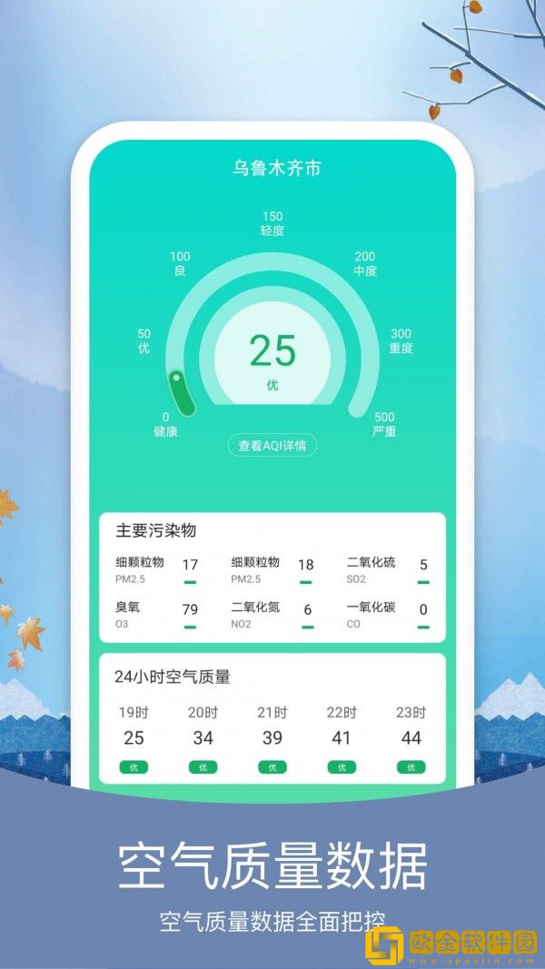 橘子天气预报app