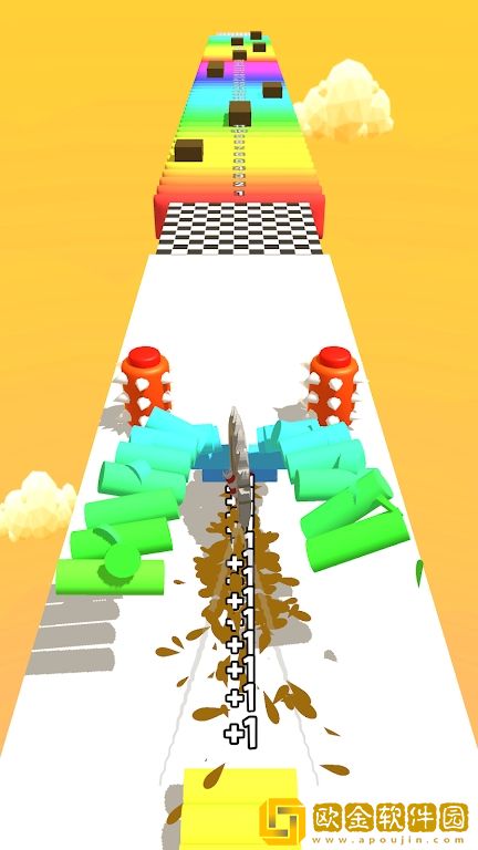 双刀片跑