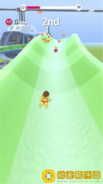 游乐园3d水上比赛