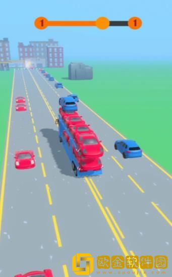 大车收小车