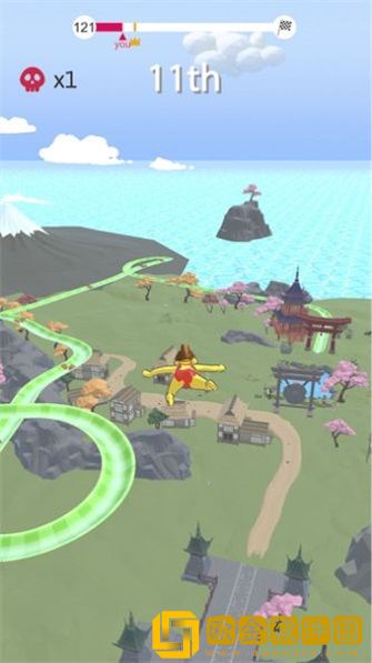 游乐园3d水上比赛