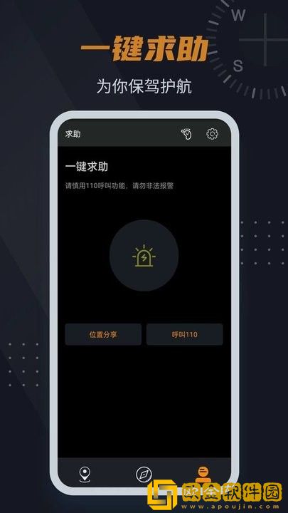 实景指南针