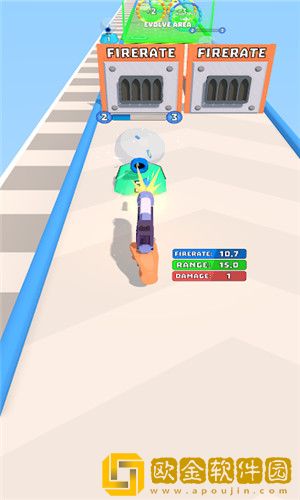 武器射击进化跑