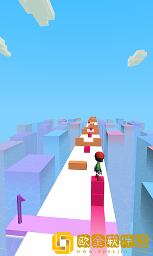 冲浪男孩方块世界3D