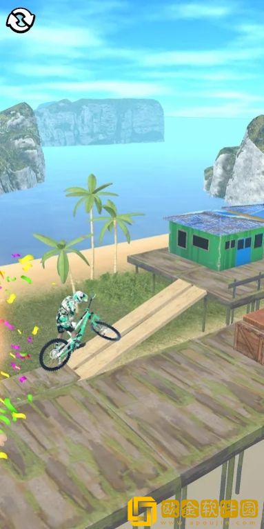 自由的山地自行车