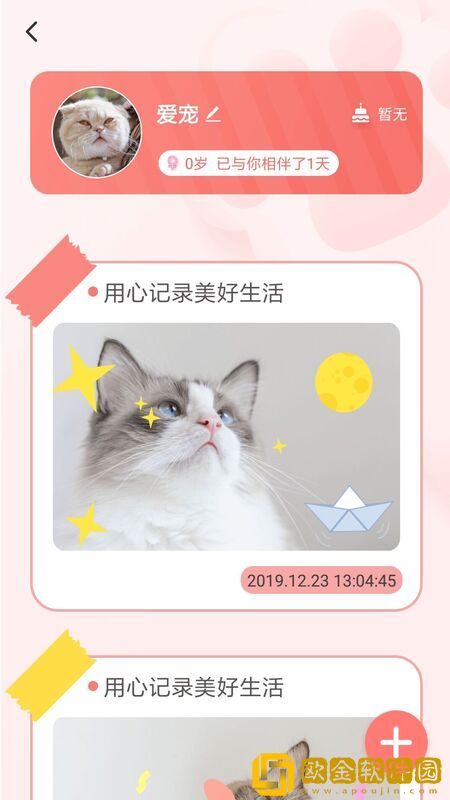 宠物成长手账