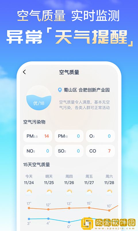 时刻天气预报精灵