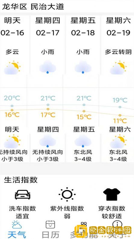 大字版气象预报