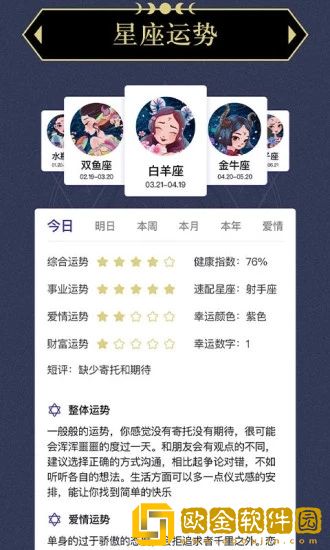 塔罗星盘