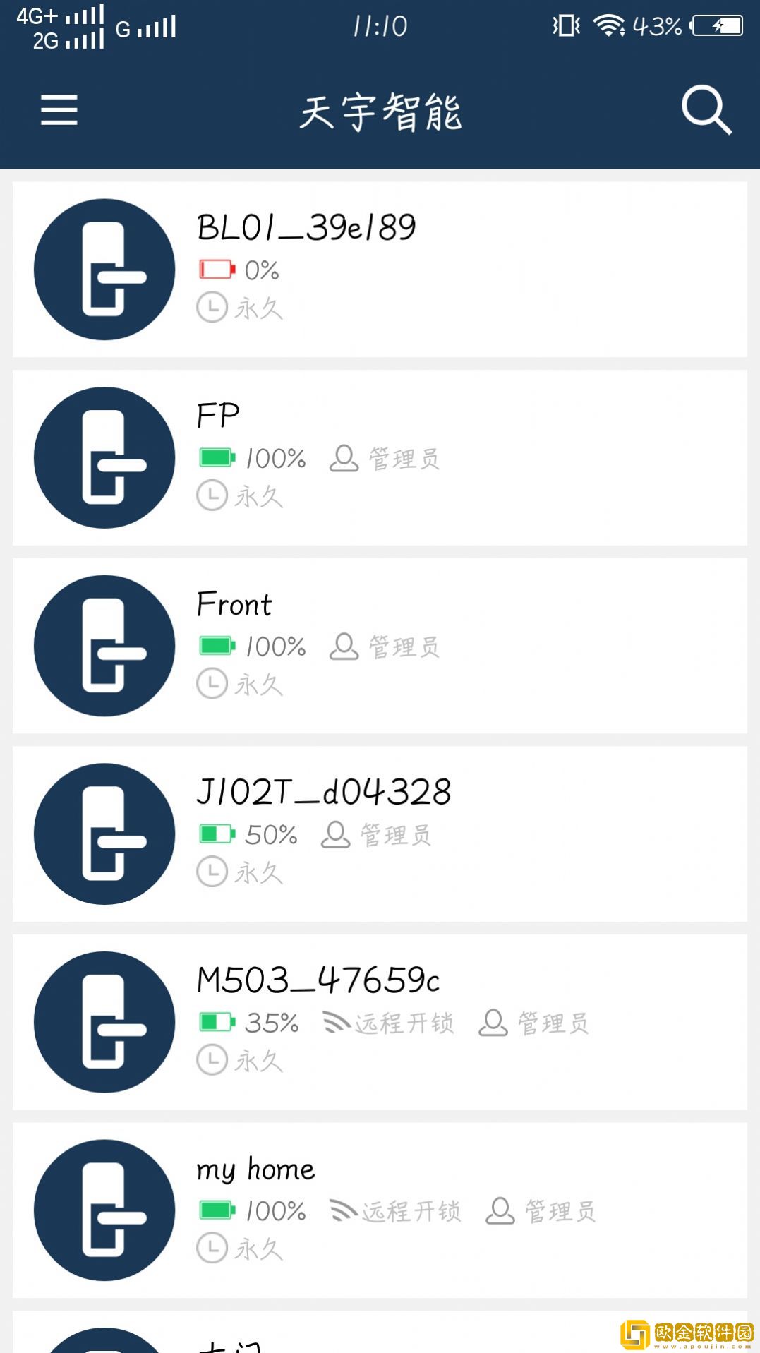 天宇智能智能门禁