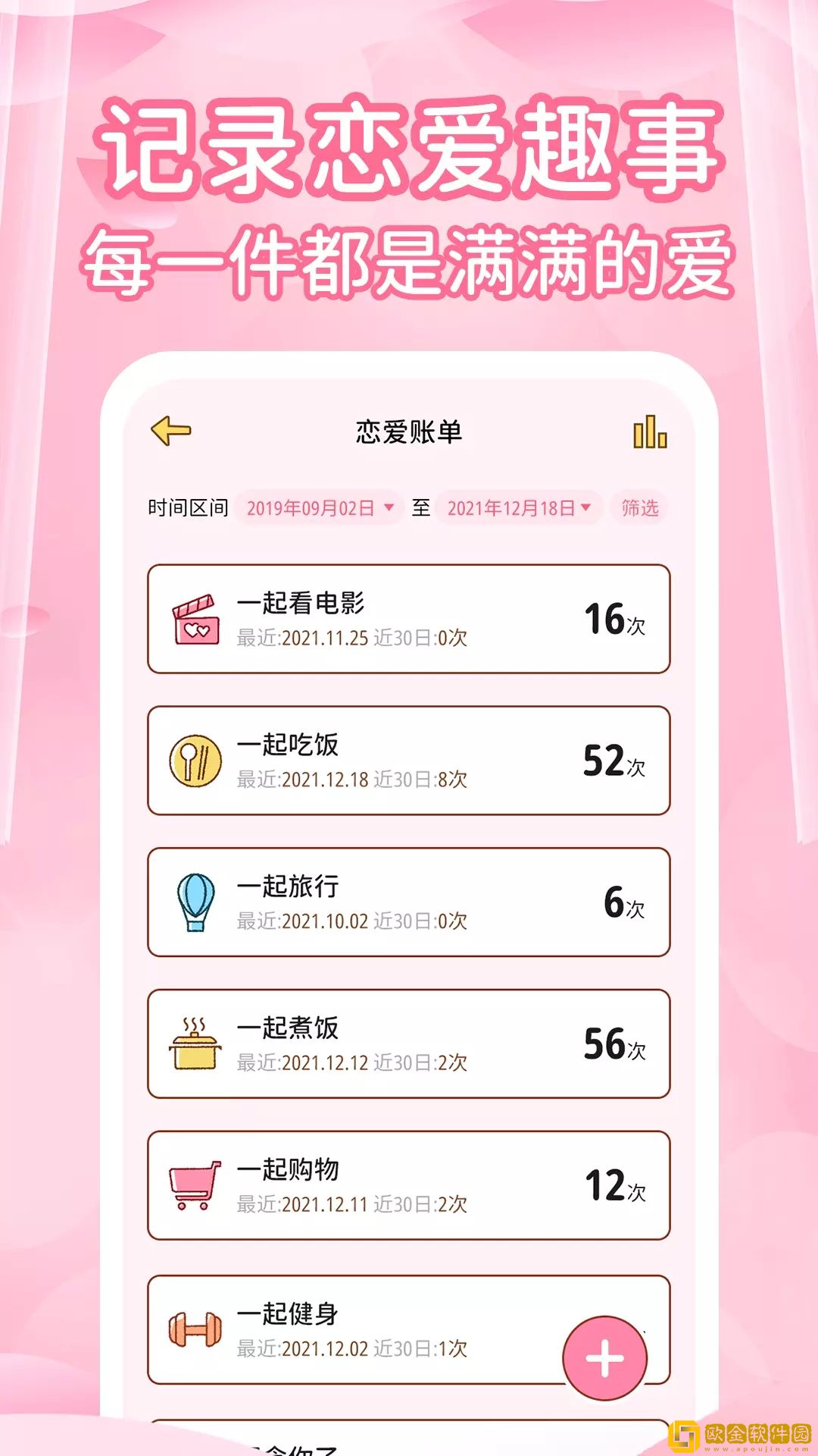 情侣记录恋爱天数