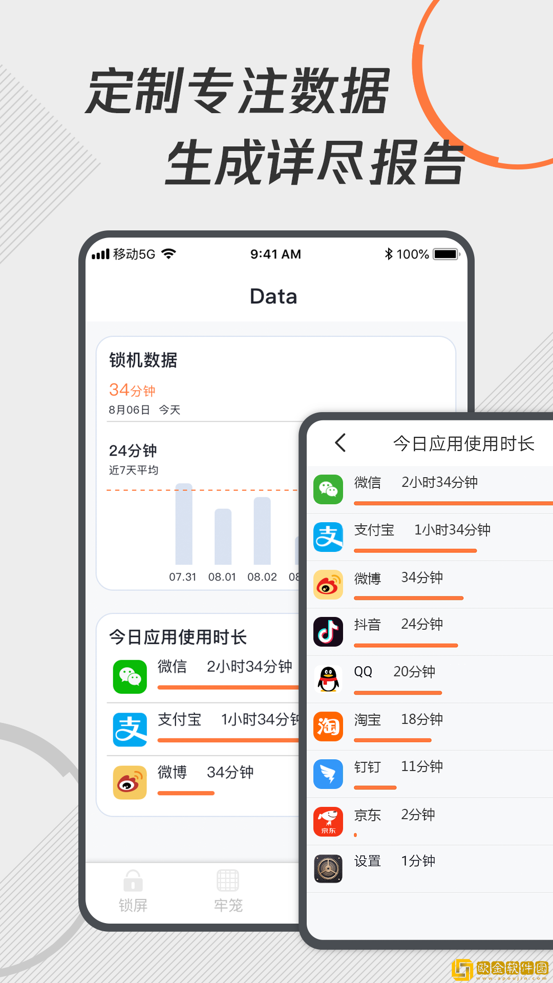 自律控时锁机