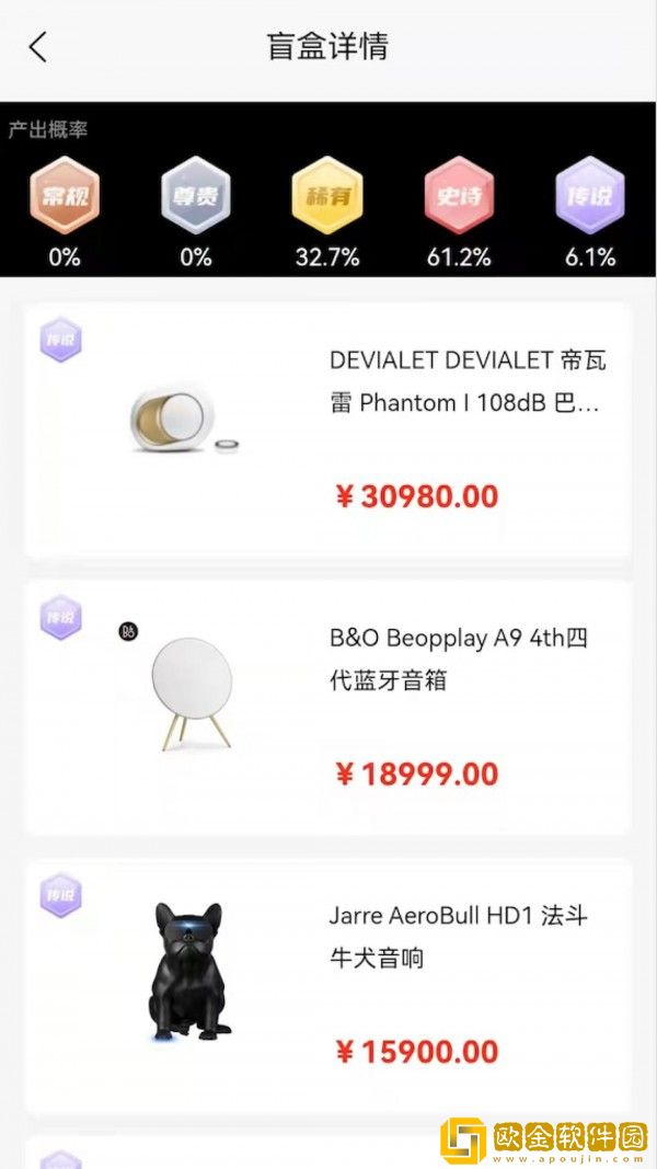 盒蟹盲盒购物