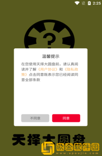 天择大圆盘