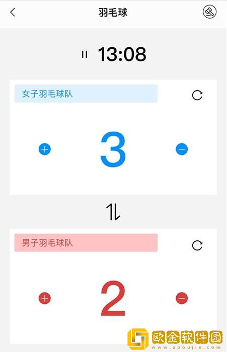计分器记数