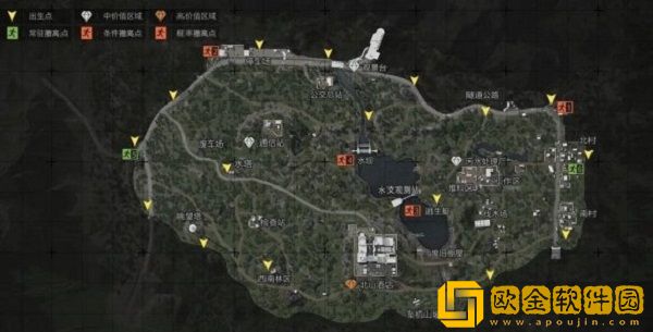 暗区突围北山复活点位置有哪些-暗区突围北山复活点一览