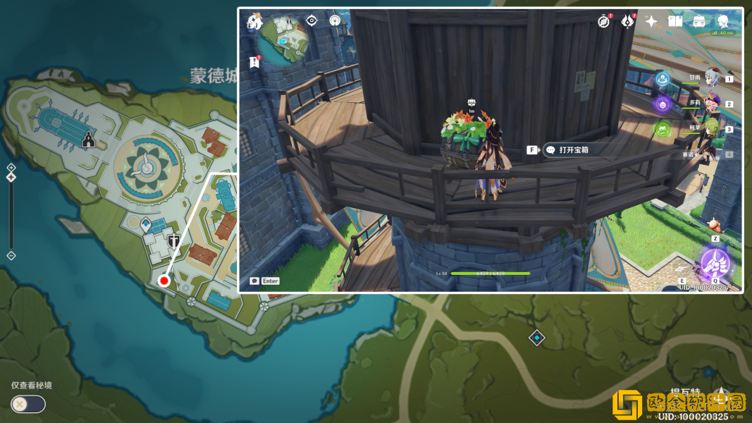 原神巨大的叶片宝箱位置在哪里