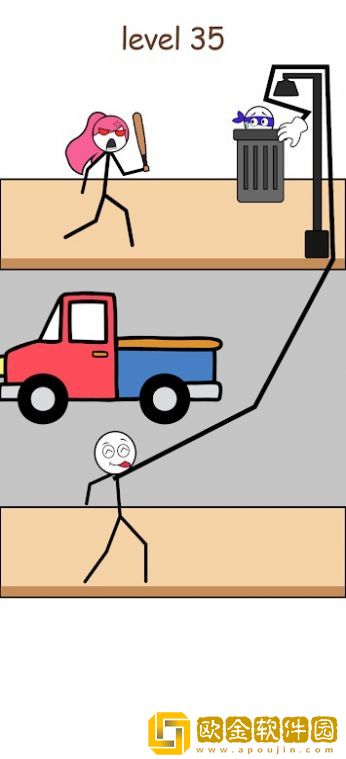 火柴人小偷考验(StickmanThiefPuzzle)