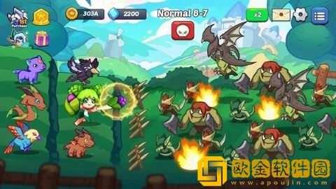 怪物冲突塔防