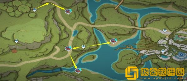 原神红绸速刷路线是怎样的