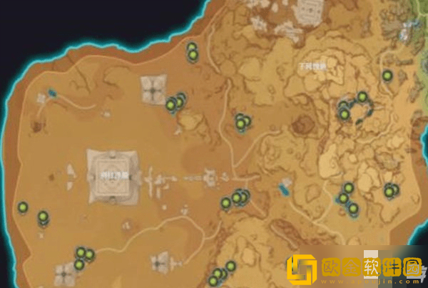 原神3.1沙漠地图枣椰分布位置在哪里-原神3.1沙漠地图枣椰分布位置一览