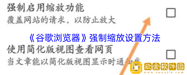 谷歌浏览器怎么设置强制缩放-强制缩放设置方法