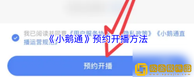 小鹅通怎么预约直播-小鹅通预约开播方法