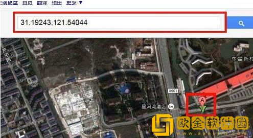 谷歌地图如何用经纬度定位