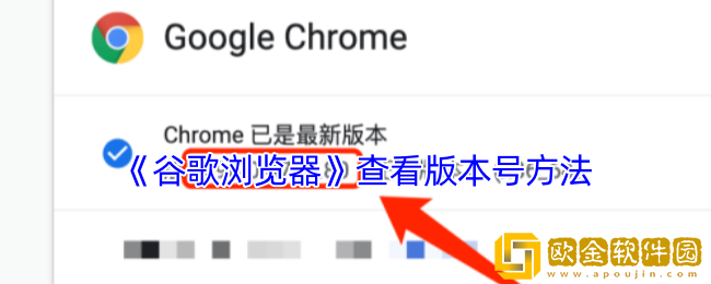 谷歌浏览器怎么看版本号-查看版本号方法