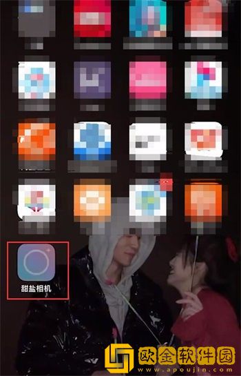 甜盐相机live怎么拍