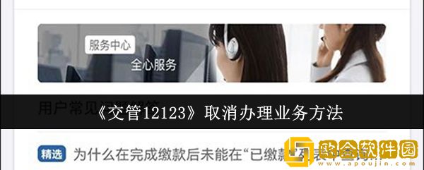 交管12123怎么取消办理业务-取消办理业务方法