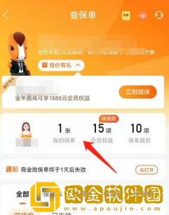 平安好车主我的保单在哪里看
