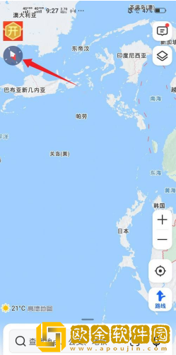 高德地图怎么看东南西北