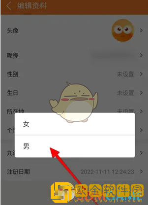 九游怎么改性别