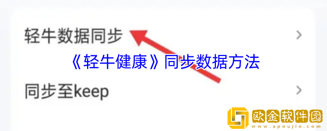 轻牛健康怎么同步数据-同步数据方法